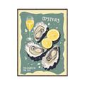 Picture of Oysters Poster _GroupedProduct_Rectangle_Portrait_Canvas_Framed_