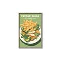 Picture of Caesar Salad Poster _GroupedProduct_Rectangle_Portrait_Canvas_Framed_