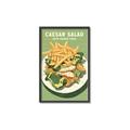 Picture of Caesar Salad Poster _GroupedProduct_Rectangle_Portrait_Canvas_Framed_