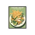 Picture of Caesar Salad Poster _GroupedProduct_Rectangle_Portrait_Canvas_Framed_