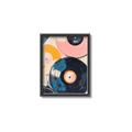 Picture of Retro Vinyl Records Poster _GroupedProduct_Rectangle_Portrait_Canvas_Framed_