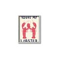 Picture of You are My Lobster Poster _GroupedProduct_Rectangle_Portrait_Canvas_Framed_
