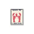 Picture of You are My Lobster Poster _GroupedProduct_Rectangle_Portrait_Canvas_Framed_