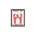 Picture of You are My Lobster Poster _GroupedProduct_Rectangle_Portrait_Canvas_Framed_