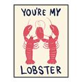 Picture of You are My Lobster Poster _GroupedProduct_Rectangle_Portrait_Canvas_Framed_