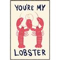 Picture of You are My Lobster Poster _GroupedProduct_Rectangle_Portrait_Canvas_Framed_