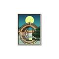 Picture of Japanese Bridge _GroupedProduct_Rectangle_Portrait_Canvas_Framed_