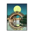 Picture of Japanese Bridge _GroupedProduct_Rectangle_Portrait_Canvas_Framed_