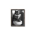 Picture of Plus Size Kitty on the Loo _GroupedProduct_Rectangle_Portrait_Canvas_Framed_