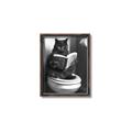 Picture of Plus Size Kitty on the Loo _GroupedProduct_Rectangle_Portrait_Canvas_Framed_