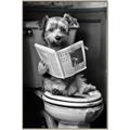 Picture of Potty Pooch _GroupedProduct_Rectangle_Portrait_Canvas_Framed_