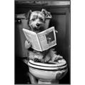 Picture of Potty Pooch _GroupedProduct_Rectangle_Portrait_Canvas_Framed_