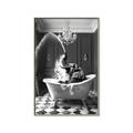 Picture of Splish Splash Safari _GroupedProduct_Rectangle_Portrait_Canvas_Framed_