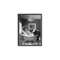 Picture of Joyful Elephant Bath Time _GroupedProduct_Rectangle_Portrait_Canvas_Framed_