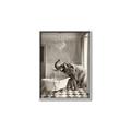Picture of Luxuary Elephant _GroupedProduct_Rectangle_Portrait_Canvas_Framed_