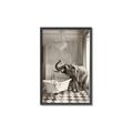 Picture of Luxuary Elephant _GroupedProduct_Rectangle_Portrait_Canvas_Framed_