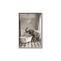 Picture of Luxuary Elephant _GroupedProduct_Rectangle_Portrait_Canvas_Framed_