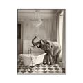 Picture of Luxuary Elephant _GroupedProduct_Rectangle_Portrait_Canvas_Framed_