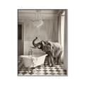 Picture of Luxuary Elephant _GroupedProduct_Rectangle_Portrait_Canvas_Framed_