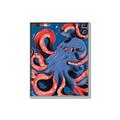 Picture of Tentacle Whirl Poster _GroupedProduct_Rectangle_Portrait_Canvas_Framed_