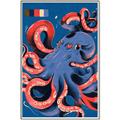 Picture of Tentacle Whirl Poster _GroupedProduct_Rectangle_Portrait_Canvas_Framed_
