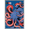 Picture of Tentacle Whirl Poster _GroupedProduct_Rectangle_Portrait_Canvas_Framed_