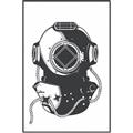 Picture of Vintage Diver Poster _GroupedProduct_Rectangle_Portrait_Canvas_Framed_