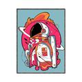 Picture of Space Explorer Poster _GroupedProduct_Rectangle_Portrait_Canvas_Framed_