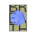 Picture of Breath Typography Poster _GroupedProduct_Rectangle_Portrait_Canvas_Framed_