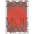Picture of Good Morning Typography Poster _GroupedProduct_Rectangle_Portrait_Canvas_Framed_