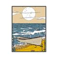 Picture of Summer Vacation Poster _GroupedProduct_Rectangle_Portrait_Canvas_Framed_