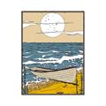 Picture of Summer Vacation Poster _GroupedProduct_Rectangle_Portrait_Canvas_Framed_