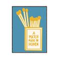 Picture of A Match May in Heaven Poster _GroupedProduct_Rectangle_Portrait_Canvas_Framed_