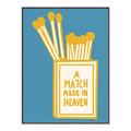 Picture of A Match May in Heaven Poster _GroupedProduct_Rectangle_Portrait_Canvas_Framed_