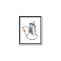 Picture of Retro Walkman Poster _GroupedProduct_Rectangle_Portrait_Canvas_Framed_