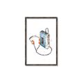 Picture of Retro Walkman Poster _GroupedProduct_Rectangle_Portrait_Canvas_Framed_