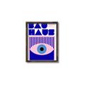 Picture of Bauhaus Eye Poster _GroupedProduct_Rectangle_Portrait_Canvas_Framed_