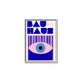 Picture of Bauhaus Eye Poster _GroupedProduct_Rectangle_Portrait_Canvas_Framed_