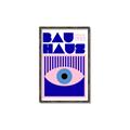 Picture of Bauhaus Eye Poster _GroupedProduct_Rectangle_Portrait_Canvas_Framed_