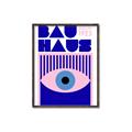 Picture of Bauhaus Eye Poster _GroupedProduct_Rectangle_Portrait_Canvas_Framed_