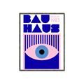 Picture of Bauhaus Eye Poster _GroupedProduct_Rectangle_Portrait_Canvas_Framed_