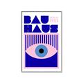 Picture of Bauhaus Eye Poster _GroupedProduct_Rectangle_Portrait_Canvas_Framed_