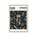 Picture of Flower Market London Poster _GroupedProduct_Rectangle_Portrait_Framed_Matted_
