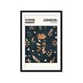 Picture of Flower Market London Poster _GroupedProduct_Rectangle_Portrait_Framed_Matted_