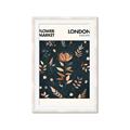 Picture of Flower Market London Poster _GroupedProduct_Rectangle_Portrait_Framed_Matted_