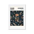 Picture of Flower Market London Poster _GroupedProduct_Rectangle_Portrait_Framed_Matted_