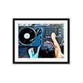 Picture of Music Dj Set  _GroupedProduct_Rectangle_Landscape_Framed_Matted_