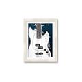 Picture of Retro White guitar Poster _GroupedProduct_Rectangle_Portrait_Framed_Matted_