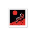 Picture of Retro Moonwalk Poster _GroupedProduct_Square_Framed_Matted_