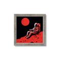 Picture of Retro Moonwalk Poster _GroupedProduct_Square_Framed_Matted_